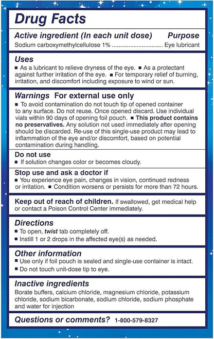 TheraTears Liquid Gel Nighttime Eye Drops 30 Count 2)