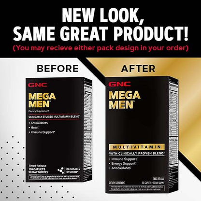 GNC Mega Men Multivitamin 180 Count
