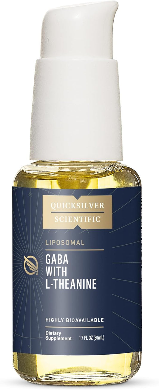 Quicksilver Scientific Liposomal GABA with L Theanine 100mg (1.7oz/50ml) (1.7oz/50ml)