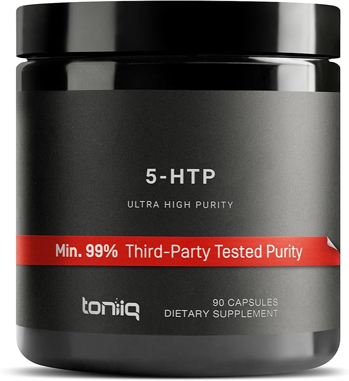 Toniiq Ultra High Strength 5HTP Capsules 99%+ Highly 12:1 Concentrated 200mg - 90 Veggie