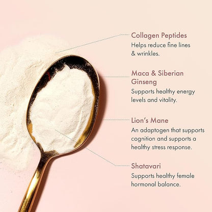 Winged Wellness Glow Up AM Collagen B12 I 21 Servings