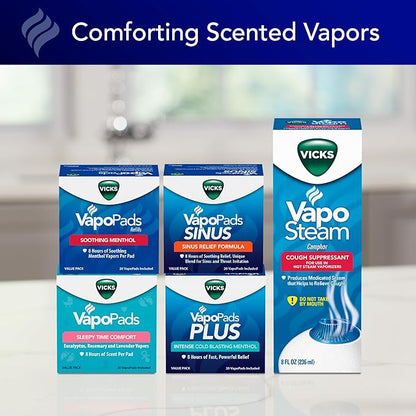 Vicks VapoSteam Medicated Liquid with Camphor, 8 Oz
