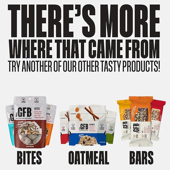 The GFB Fudge Brownie Cookie Protein Bites - Allergen Friendly & Nut Free - Gluten Free, Plant Based, Non GMO, Sustainably Made – Ridiculously Tasty, Healthy, Protein Energy Balls, 4 oz (6 Count)