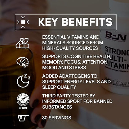 BARE PERFORMANCE NUTRITION, BPN Strong Multi-Vitamin,