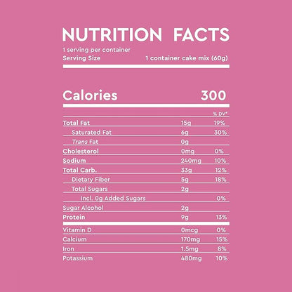 Duncan Hines Keto Friendly Cake Cups Birthday Cake Mix, 2.1 oz