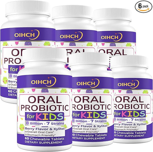 Kids' Advanced Oral Probiotics Chewables, Oral K12 M18- M18- Complete 360 Tablets, 8 Billion