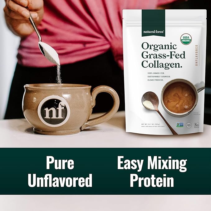 Natural Force Clean Collagen Peptides Powder 11.7 Ounce