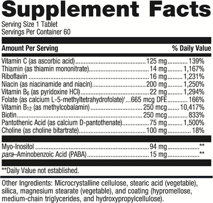 Metagenics Glycogenics - B Vitamin Complex B6 & B12 - 60 Count
