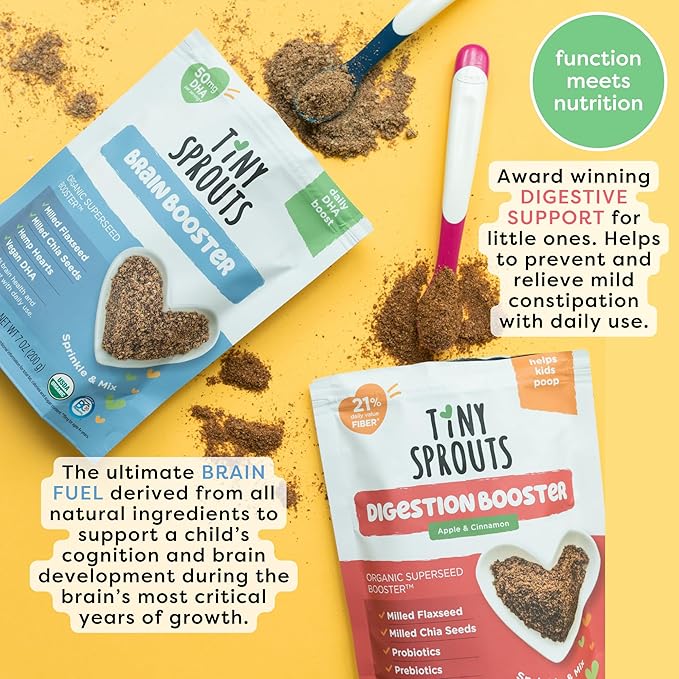 Organic Digestion Booster (Apple & Cinnamon) 6M+ Babies (7oz x 2 Pack)