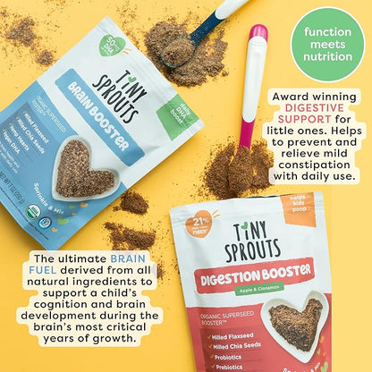 Organic Digestion Booster (Apple & Cinnamon) 6M+ Babies (7oz x 2 Pack)