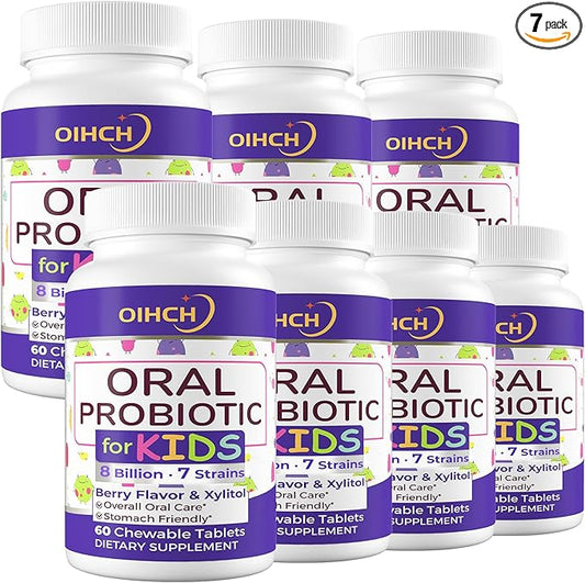 Kids' Advanced Oral Probiotics Chewables, Oral K12 M18- M18- Complete 420 Tablets, 8 Billion